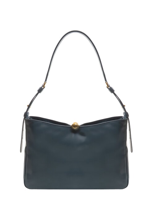 SFERA SOFT Borsa a spalla in pelle grigio blu - Borse Donna