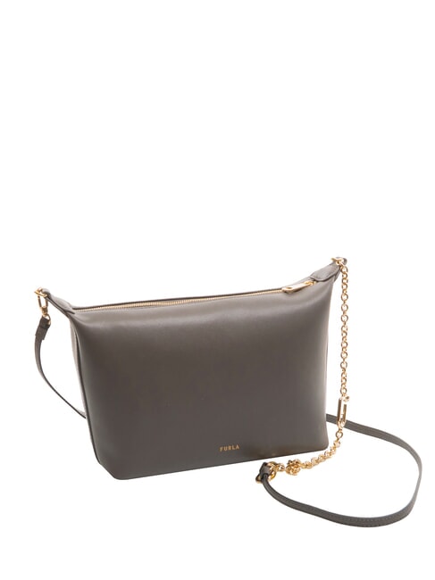 NUVOLA Borsa mini in pelle a tracolla urban gray - Borse Donna