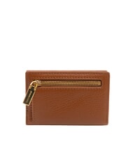 COCCINELLE METALLIC SOFT Portafoglio verticale in pelle cognac - Portafogli Donna - 3