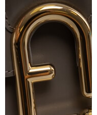 FURLA URBAN Borsa a tracolla piccola in pelle urban gray - Borse Donna - 3