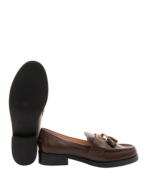 BEAT SELLERIA Mocassini in pelle con nappina brunette - Scarpe Donna