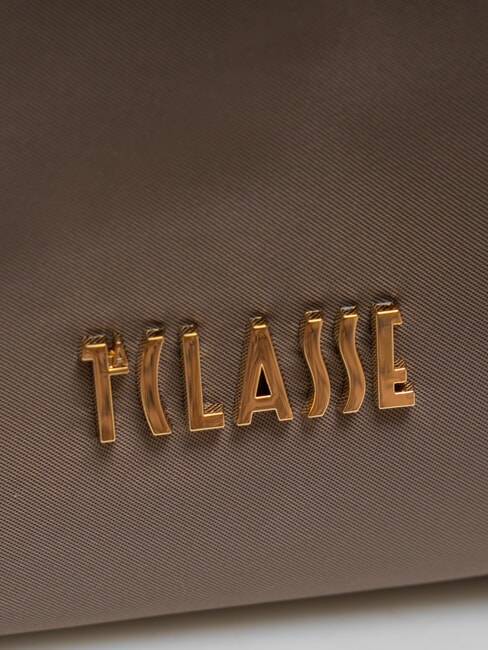 STORMY NYLON Borsa mezzaluna piccola tracolla tortora - Borse Donna