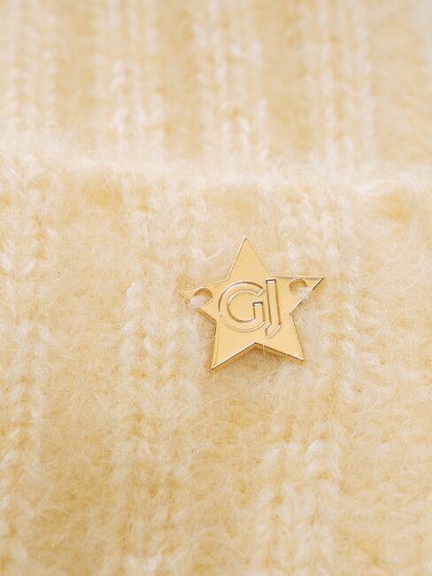 ESTELLE Cappello beanie con risvolto CREMA - Cappelli