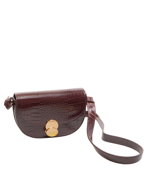 EVELYN COCCO Borsa a tracolla stampata piccola wine - Borse Donna