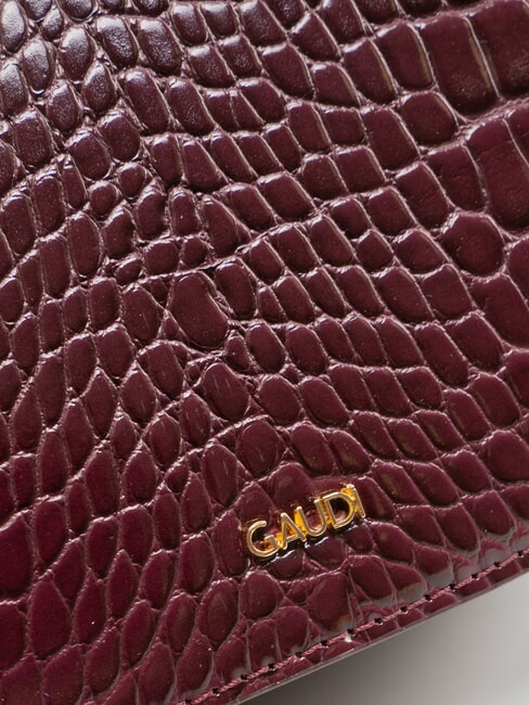 EVELYN COCCO Borsa a tracolla stampata piccola wine - Borse Donna