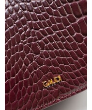 GAUDÌ EVELYN COCCO Borsa a tracolla stampata piccola wine - Borse Donna - 4