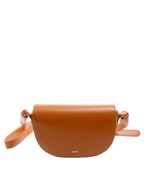 EVELYN Borsa a tracolla piccola con flap tan - Borse Donna
