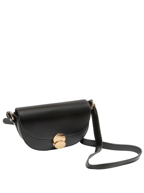 EVELYN Borsa a tracolla piccola con flap NERO - Borse Donna