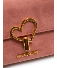 LOVE MOSCHINO SMART DAILY Borsa a tracolla con flap rosa antico - Borse Donna - 3