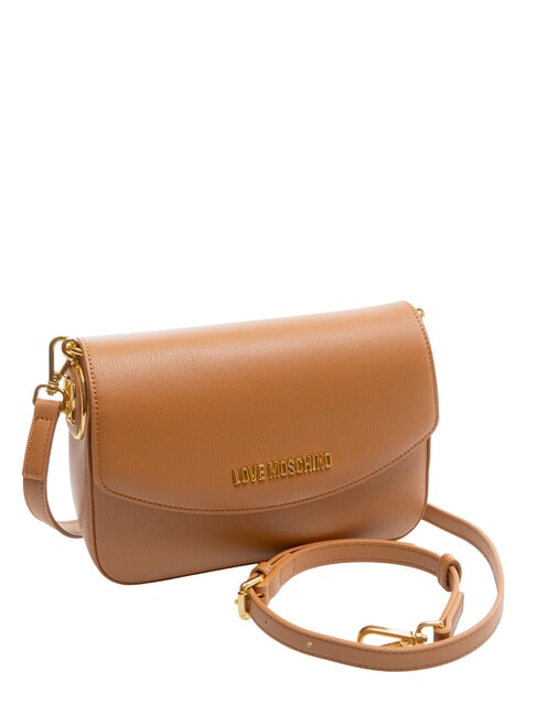 CHUNKY TAB Borsa con flap e tracolla CUOIO - Borse Donna