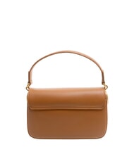 LOVE MOSCHINO CHUNKY TAB Borsa con flap e tracolla CUOIO - Borse Donna - 3