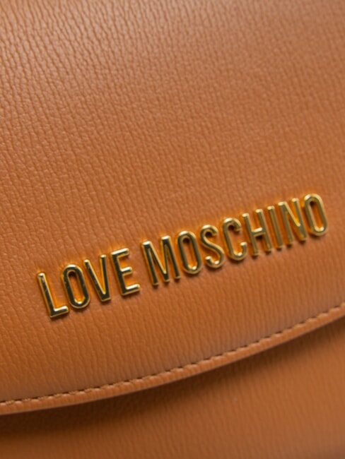 CHUNKY TAB Borsa con flap e tracolla CUOIO - Borse Donna