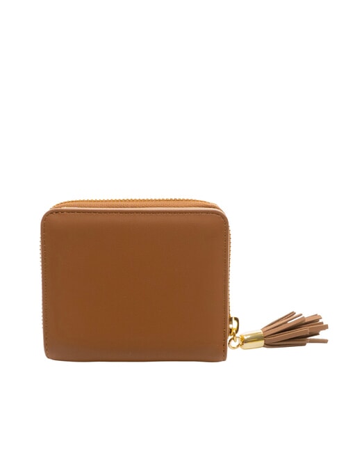 ESSENTIAL Portafoglio zip around piccolo nappina CUOIO - Portafogli Donna