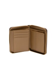 LOVE MOSCHINO EMBOSSED Portafoglio compatto zip around - Portafogli Donna