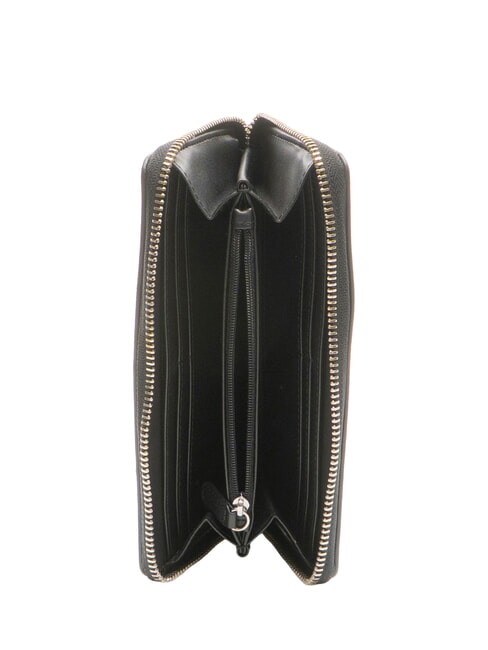 QUILTED Portafoglio grande zip around Nero/nero - Portafogli Donna