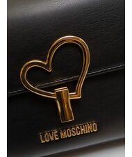 LOVE MOSCHINO SMART DAILY Pochette con tracolla catena Nero - Borse Donna - 3