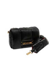 LOVE MOSCHINO PUFFY LOGO Borsa a spalla con pouch cuore - Borse Donna