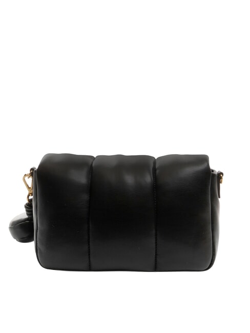 PUFFY LOGO Borsa a spalla con pouch cuore nero/rosso/nero - Borse Donna