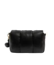 LOVE MOSCHINO PUFFY LOGO Borsa a spalla con pouch cuore nero/rosso/nero - Borse Donna - 4