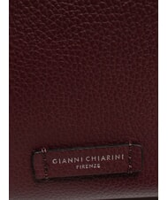 GIANNI CHIARINI NORA POUCH Pochette in pelle con polsierina e tracolla wine berry - Borse Donna - 3