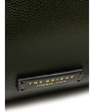THE BRIDGE INES Borsa bauletto in pelle con tracolla tirolo abb. oro - Borse Donna - 3