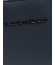 PIQUADRO CORNER SPECIALE GOMMATO Pochette piatta con polsierina blu - Porta tablet & Organizer - 5