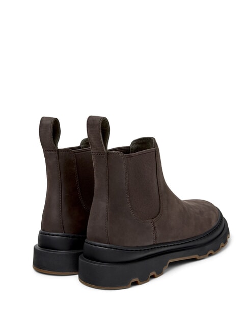 BRUTUS+ Stivaletti donna in pelle nabuck dark brown - Scarpe Donna