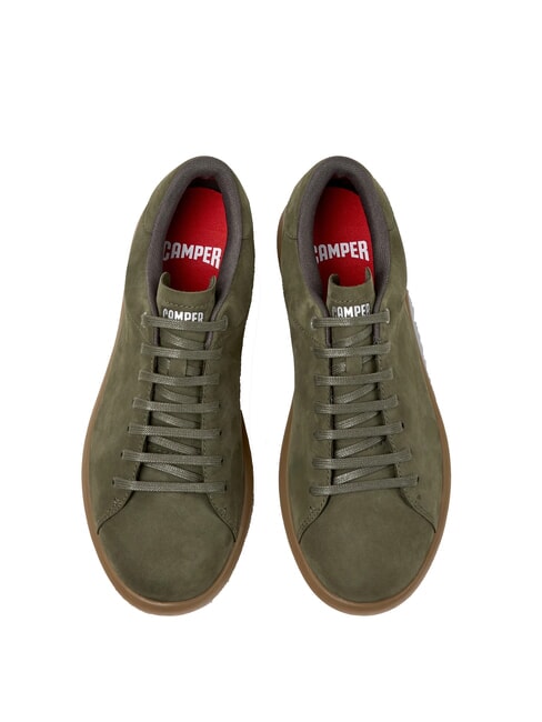 PELOTAS SOLLER Sneakers in pelle dark green - Scarpe Uomo