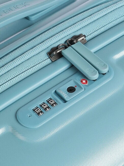 LOGODUCK+ Trolley misura media, espandibile aqua - Trolley Rigidi