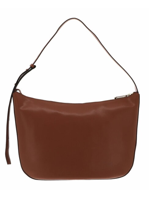 LUNA Borsa in pelle a spalla caramel cafe - Borse Donna