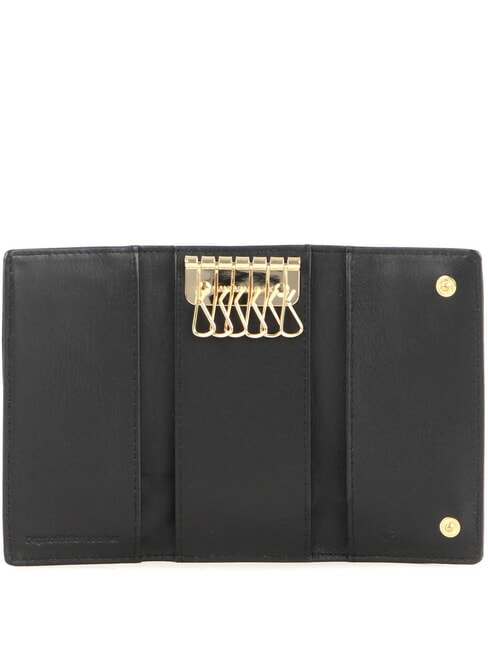 LUNA Astuccio portachiavi in pelle NERO - Portachiavi