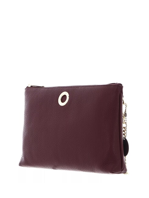 MELLOW Borsa in pelle tracolla catena windsor wine - Borse Donna
