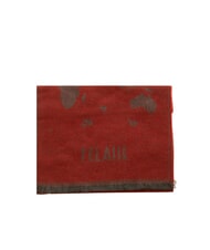 ALVIERO MARTINI PRIMA CLASSE GEO Sciarpa con frange rosso acero - Sciarpe - 3