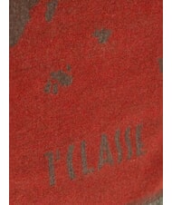 ALVIERO MARTINI PRIMA CLASSE GEO Sciarpa con frange rosso acero - Sciarpe - 4