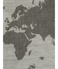 ALVIERO MARTINI PRIMA CLASSE GEO Sciarpa con frange GRIGIO - Sciarpe - 5