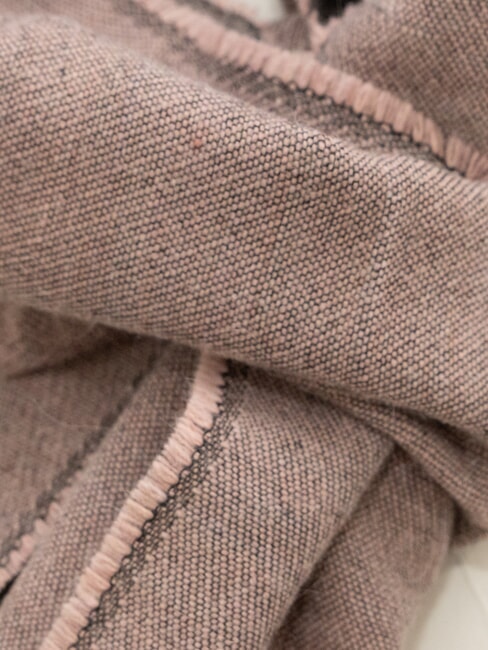 GEO Sciarpa con frange cipria - Sciarpe