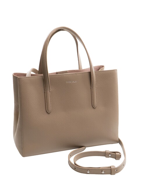 SWAP Borsa in pelle con tracolla warm taupe - Borse Donna