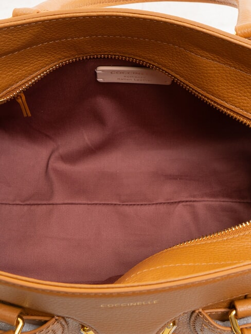 YORK Borsa a mano in pelle martellata CUIR - Borse Donna