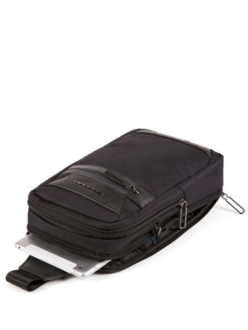 TRAKAI Zaino Monospalla Nero - Zaini da lavoro porta PC