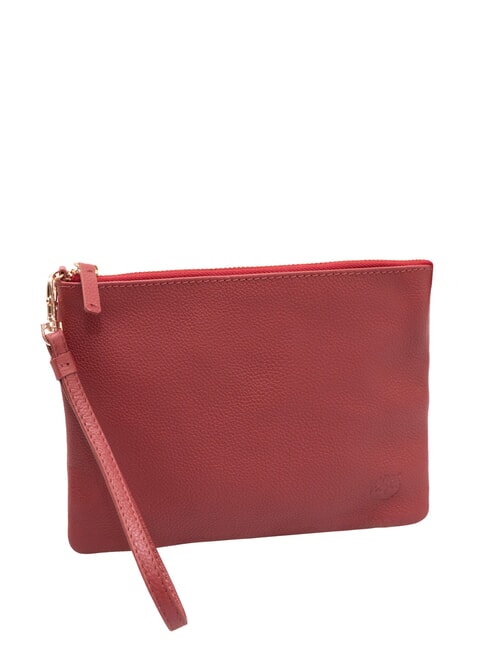 SMALL Pochette in pelle piccola con polsierina red - Borse Donna