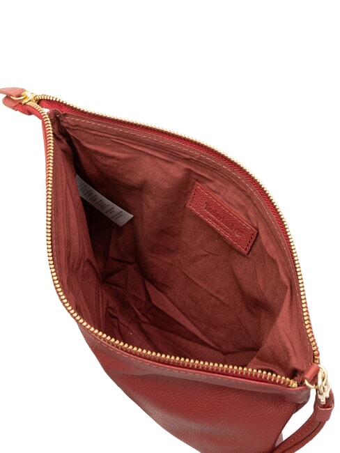 LARGE Pochette in pelle grande con polsierina red - Borse Donna