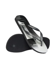 HAVAIANAS TOP SURFER Infradito new graphite/new graphite - Scarpe Uomo - 5