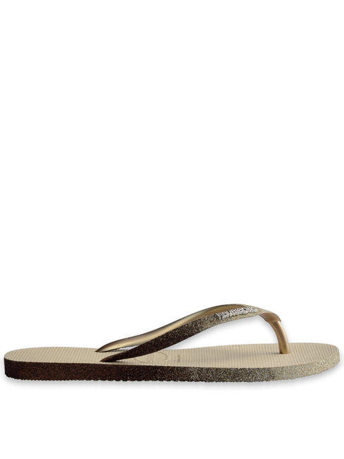 SLIM SPARKLE Infradito SAND/GREY - Scarpe Donna