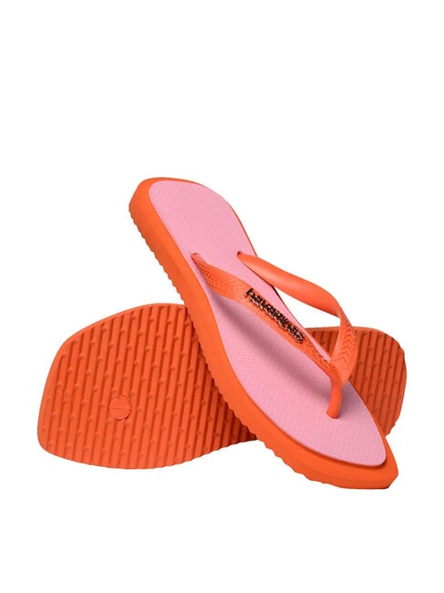 TOP SQUARE FUSION Infradito sunset orange - Scarpe Donna