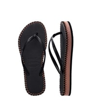 HAVAIANAS SLIM FLATFORM Infradito NERO - Scarpe Donna - 4