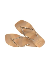 HAVAIANAS STYLESLIM SQUARE GLITTER Infradito squadrate golden - Scarpe Donna - 4
