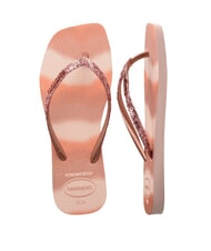 HAVAIANAS STYLESLIM SQUARE GLITTER Infradito squadrate ballet rose - Scarpe Donna - 5