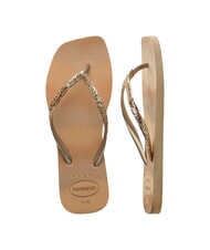 HAVAIANAS STYLESLIM SQUARE GLITTER Infradito squadrate golden - Scarpe Donna - 6