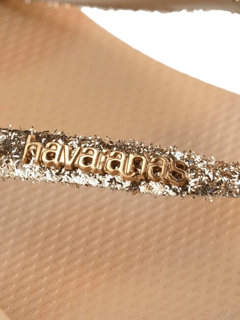 STYLESLIM SQUARE GLITTER Infradito squadrate golden - Scarpe Donna