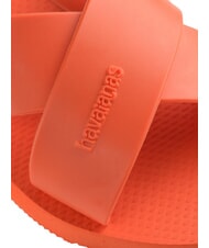HAVAIANAS AQUA Ciabattina fascia incrociata sunset orange - Scarpe Donna - 5